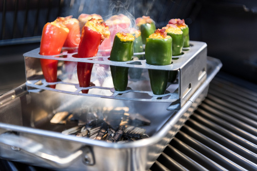 Форма Char-Broil Grill+ для жарки перца двойная фото 5