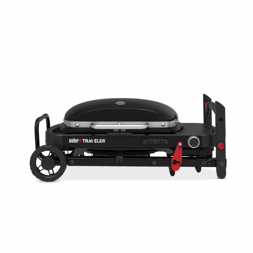 Гриль газовый Weber Traveler Compact черный фото 3